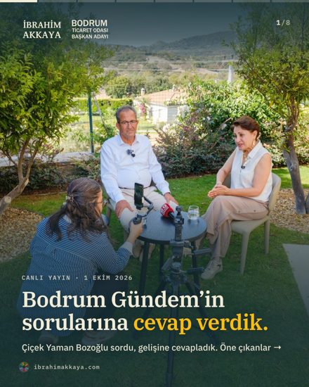 Bodrum Gündem'in sorularına cevap verdik · kare 1