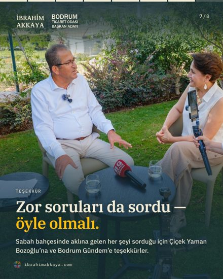 Bodrum Gündem'in sorularına cevap verdik · kare 7