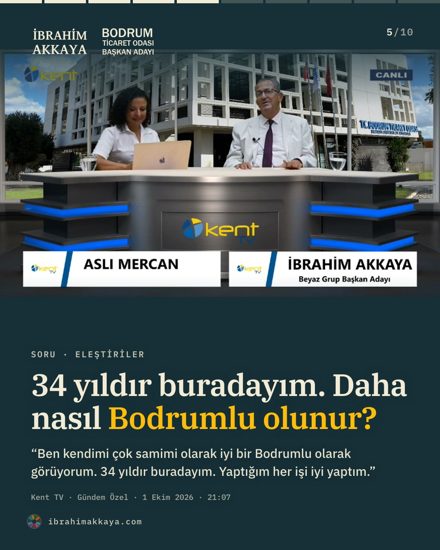 Kent TV'de sorulara cevap verdik · kare 5