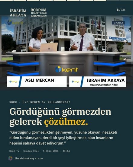 Kent TV'de sorulara cevap verdik · kare 8