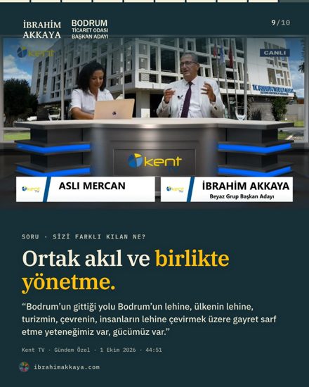 Kent TV'de sorulara cevap verdik · kare 9