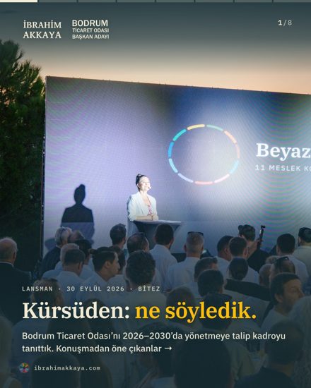 Kürsüden: ne söyledik · kare 1